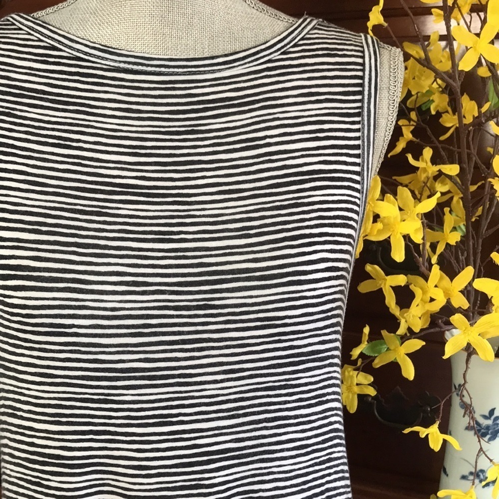 Philosophy Black & White Stripe Tank Dress Size S